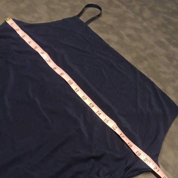 NEW! Zomva Elegant Mesh Navy Blue Mermaid Maxi Dress - Picture 7 of 8